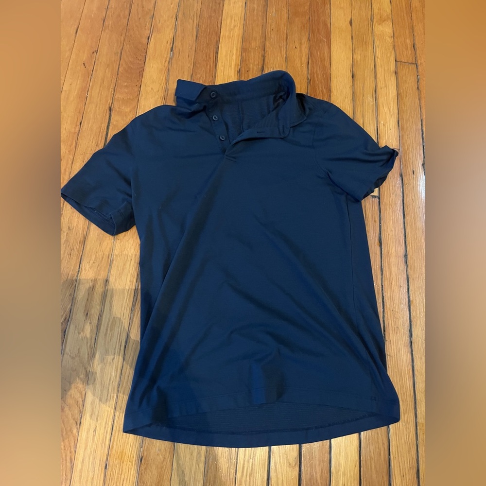 Lululemon Mens Polo Shirt Navy- Medium